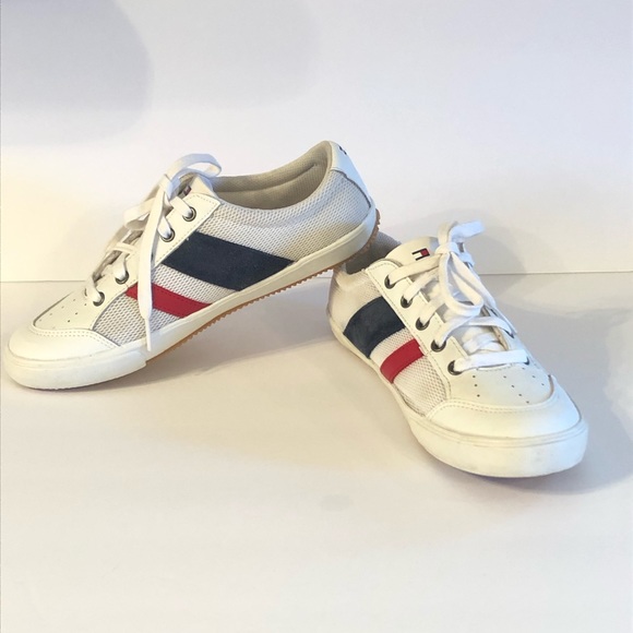 Tommy Hilfiger Shoes - TOMMY HILFIGER leather mesh sneakers